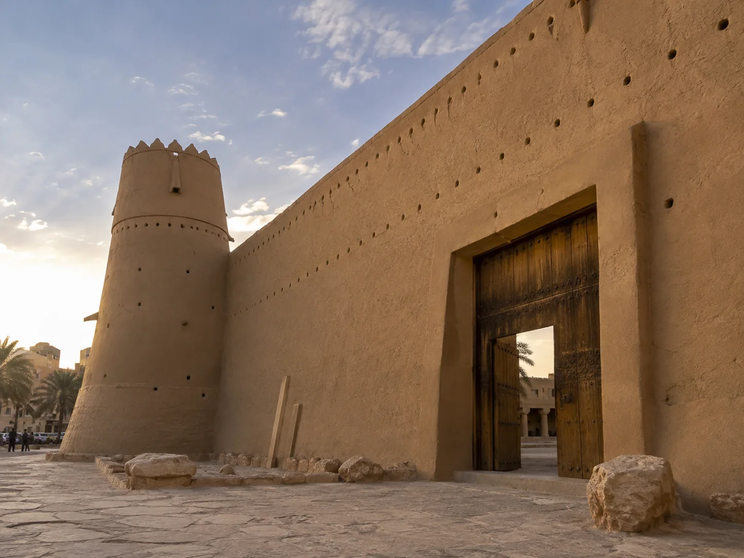 Masmak Fortress walls and entrance